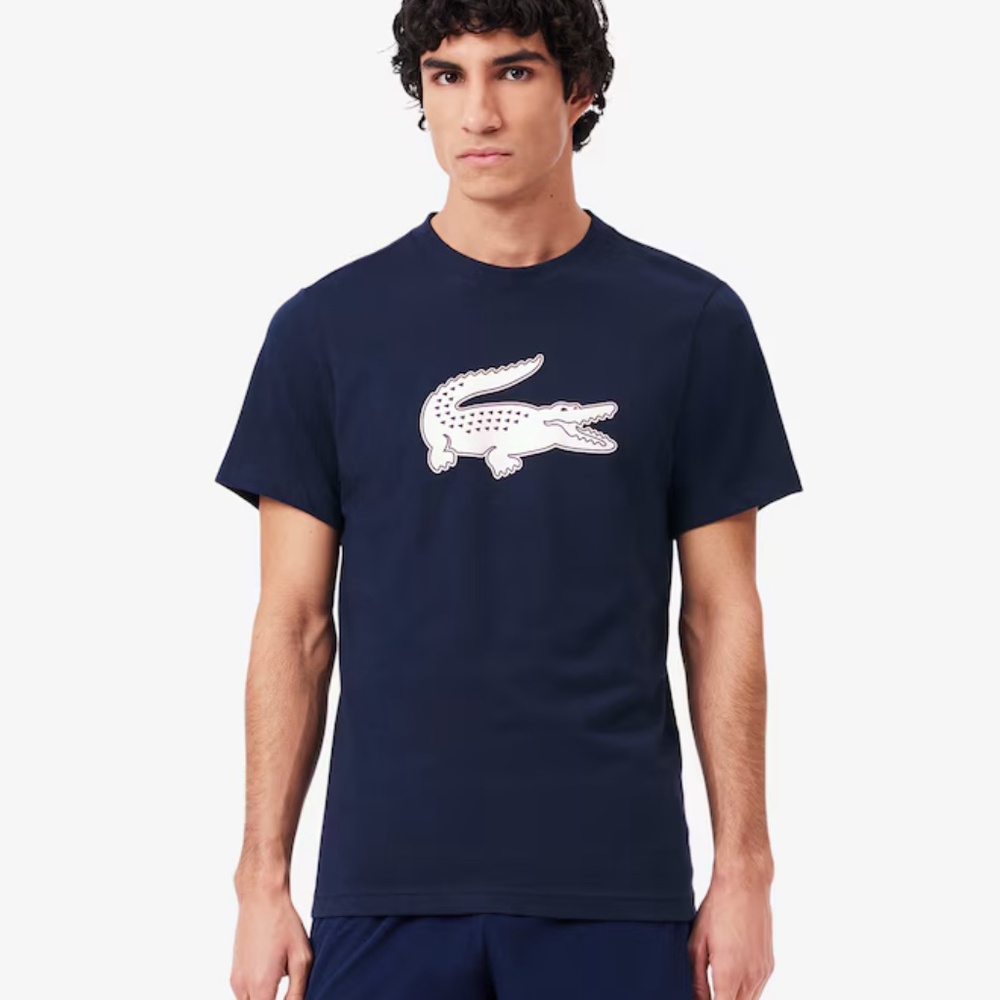Lacoste Men's Ultra Dry XXL Logo Sport T-Shirt